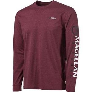 MAGELLAN womens maroon long sleeve